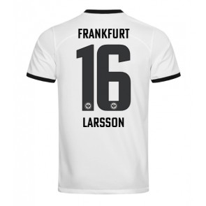 Eintracht Frankfurt Hugo Larsson #16 Tredje trøje 2023-24 Kort ærmer